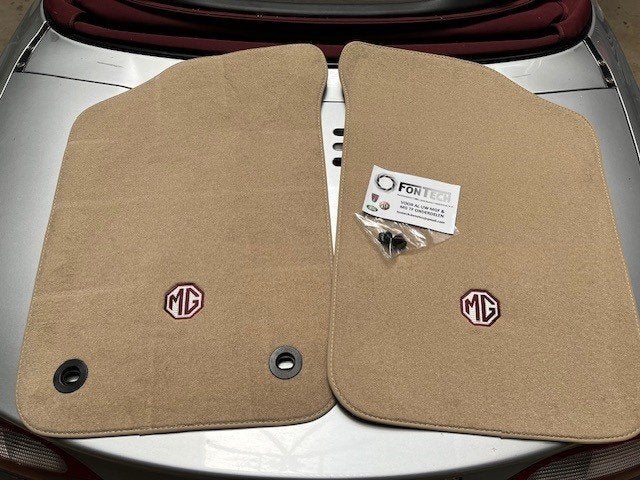 Tapijt- / Mattenset in beige voor MGF MG TF MG F MGTF LE500, Ophalen of Verzenden, Nieuw