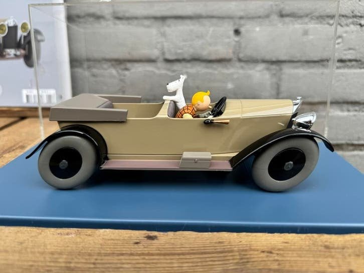 Kuifje Mercedes Auto Model - Nieuwstaat, Verzamelen, Stripfiguren, Beeldje of Figuurtje, ., Ophalen of Verzenden, Zo goed als nieuw