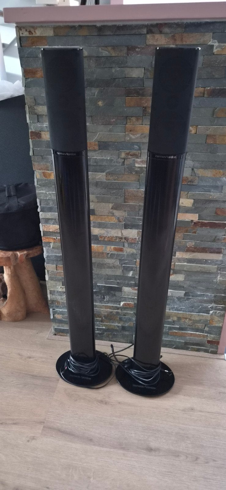 Harman Kardon vloerspeakers + JBL Simply Cinema SUB300, Ophalen, Gebruikt, Subwoofer, Harman Kardon