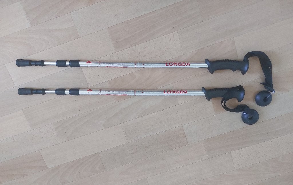 stel Longda Nordic Walking Trekking Poles/Stokken, Sport en Fitness, Bergsport en Wandelen, Ophalen of Verzenden, Nieuw, Wandelstok