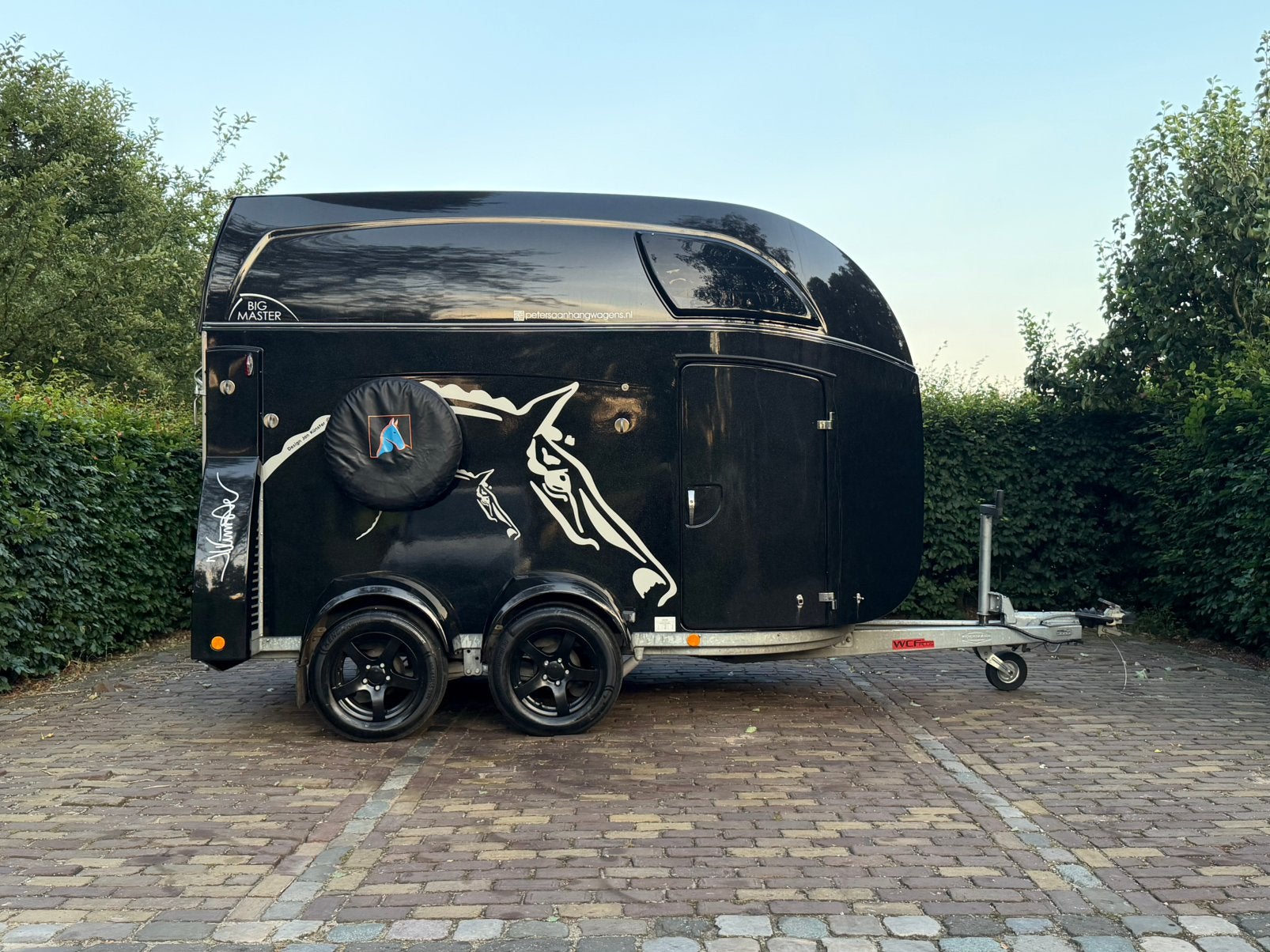 Extreem dikke bockmann big master vol optie, btw trailer, Dieren en Toebehoren, Ophalen, Zo goed als nieuw, 2-paards trailer, TT paardentrailers