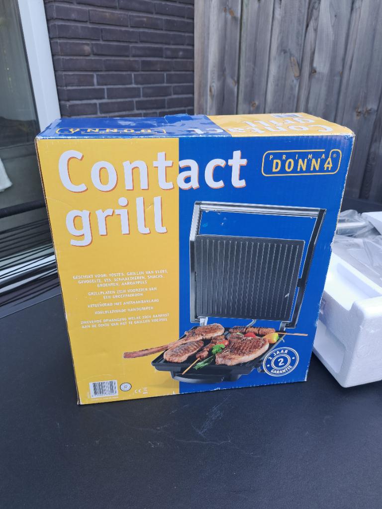 Prima Donna Contact Grill, Witgoed en Apparatuur, Contactgrills, Ophalen, Nieuw