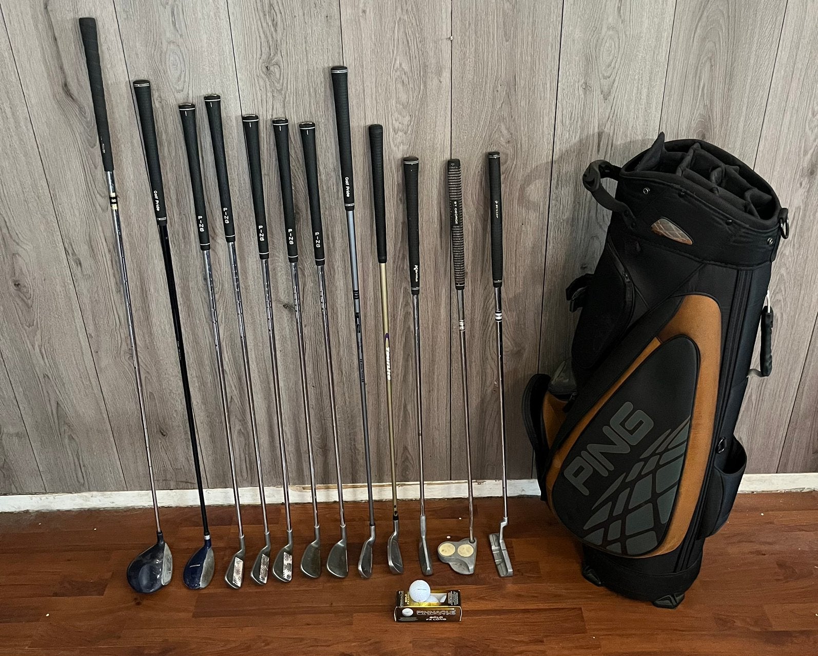 Complete golfset met Ping tas - Ideaal voor beginners, Sport en Fitness, Ophalen, Zo goed als nieuw, Set, Ping