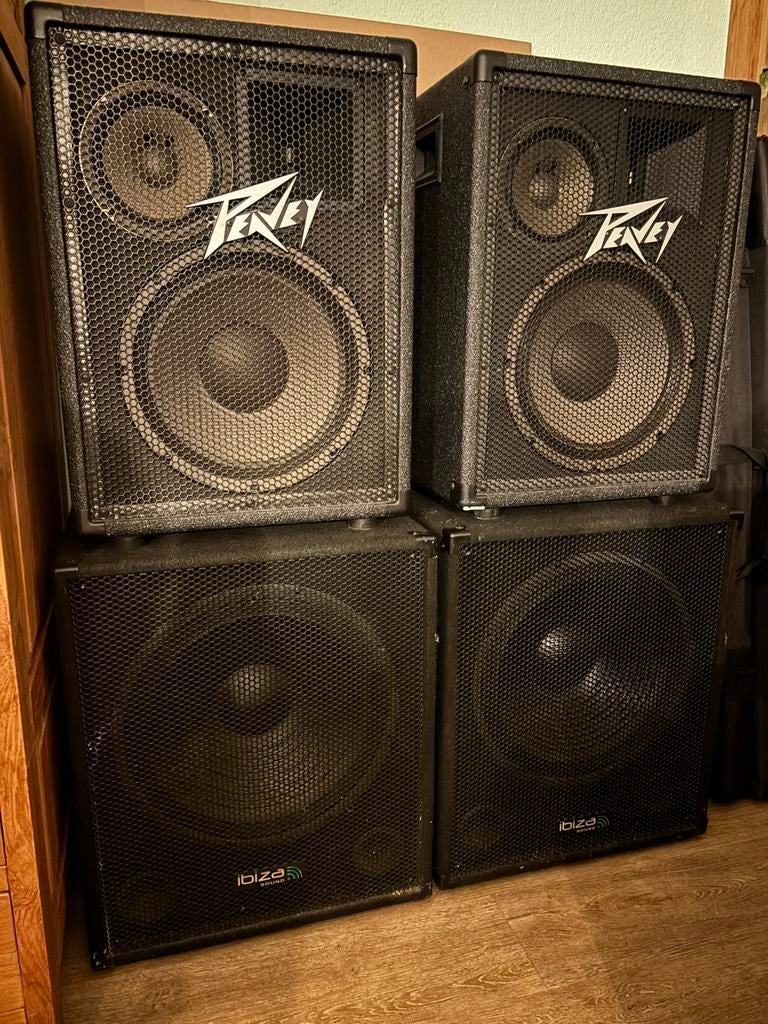 Speakerset - Peavey - ibiza sound - phonic, Ophalen, Zo goed als nieuw, Audio