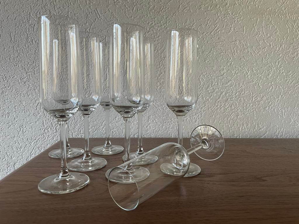 Set van 30 Champagne glazen, Ophalen of Verzenden, Gebruikt