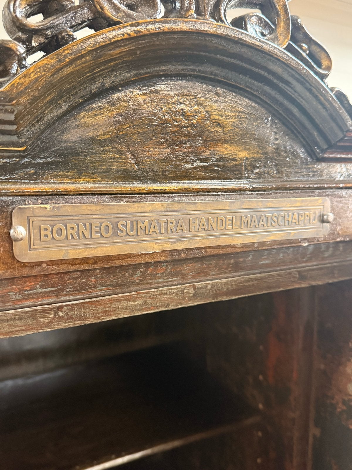 koloniale brandkast/kluis Borneo Sumatra Handel Maatschappij, Antiek en Kunst, Antiek | Meubels | Kasten, Ophalen