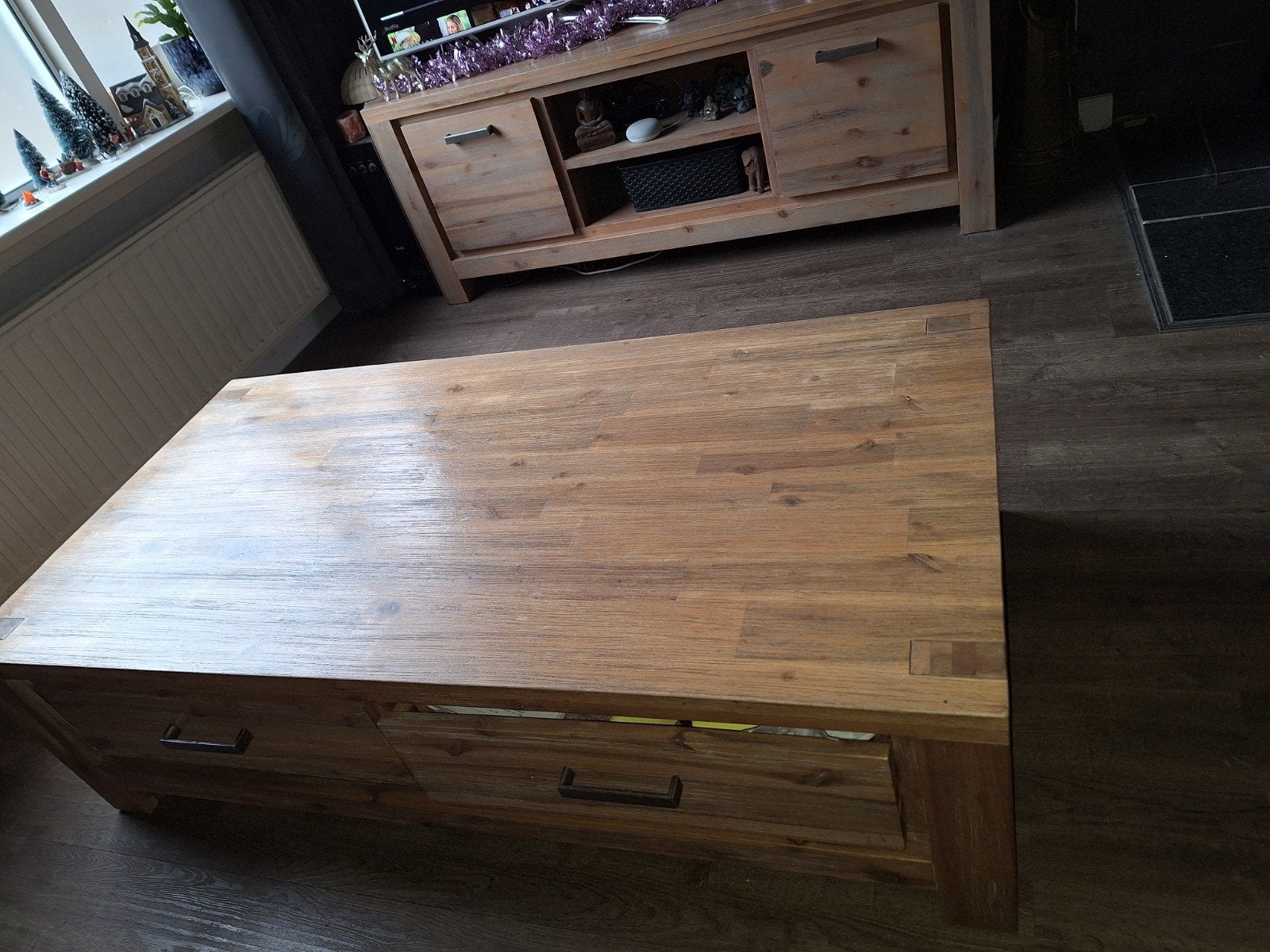 Salontafel Acaciahout, Ophalen, Gebruikt, Modern, Rechthoekig