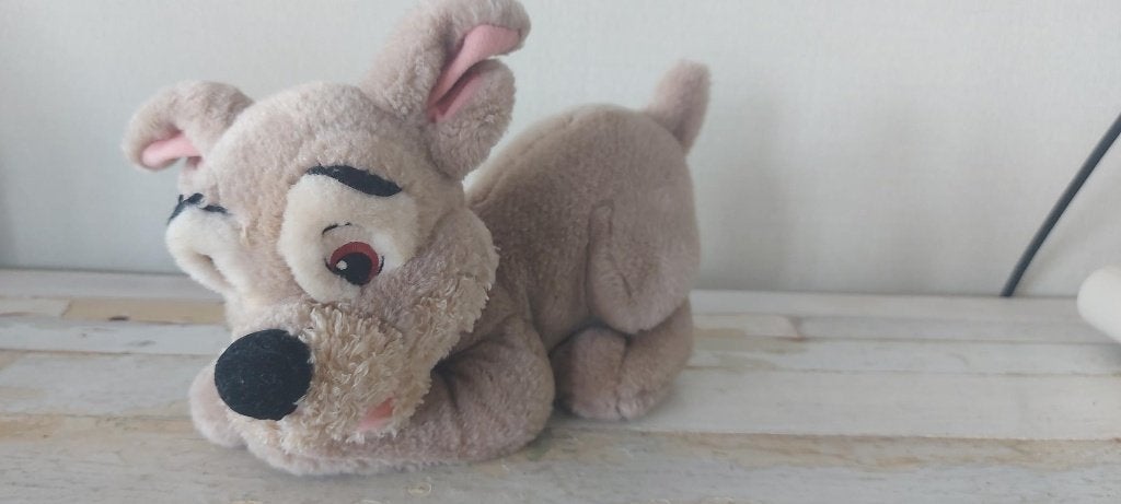 Disney knuffel Hond van Lady en de Vagebond ZGAN!, Ophalen, Disney, Hond, Zo goed als nieuw