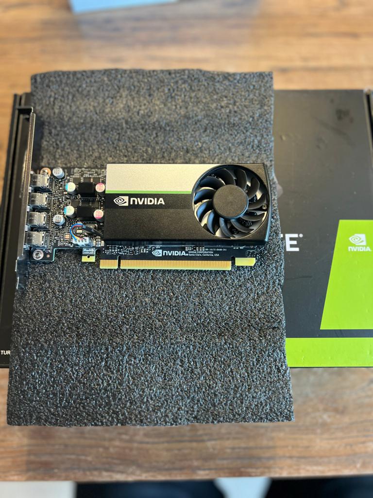 Nvidia Quadro T1000 Grafische Kaart RTX Mini-ITX PC, PCI-Express 3, DisplayPort, GDDR6, Ophalen of Verzenden
