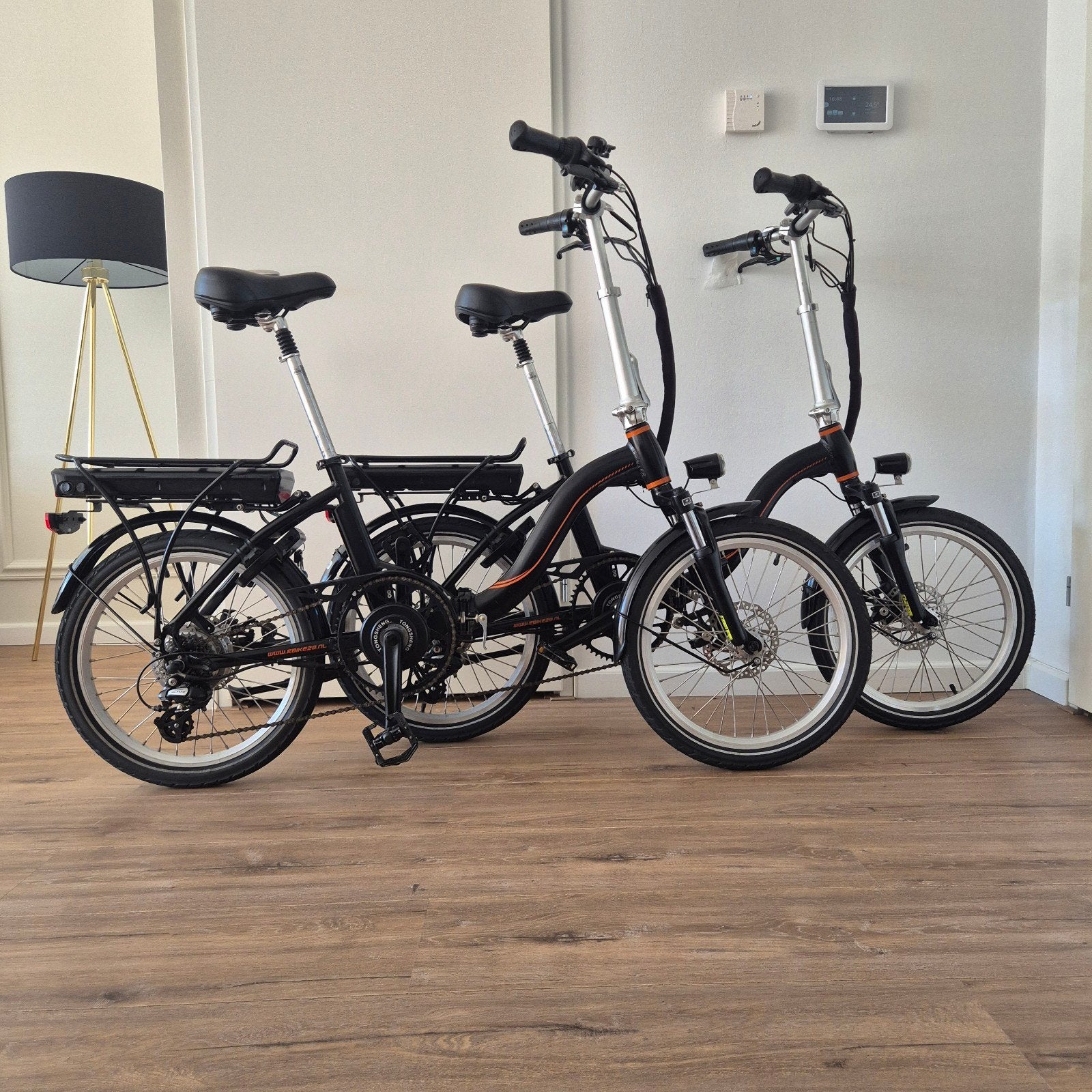 2x Z.G.A.N. E-Bike20 elektrische vouwfietsen (20inch), Versnellingen, Zo goed als nieuw, Schijfrem, Ophalen