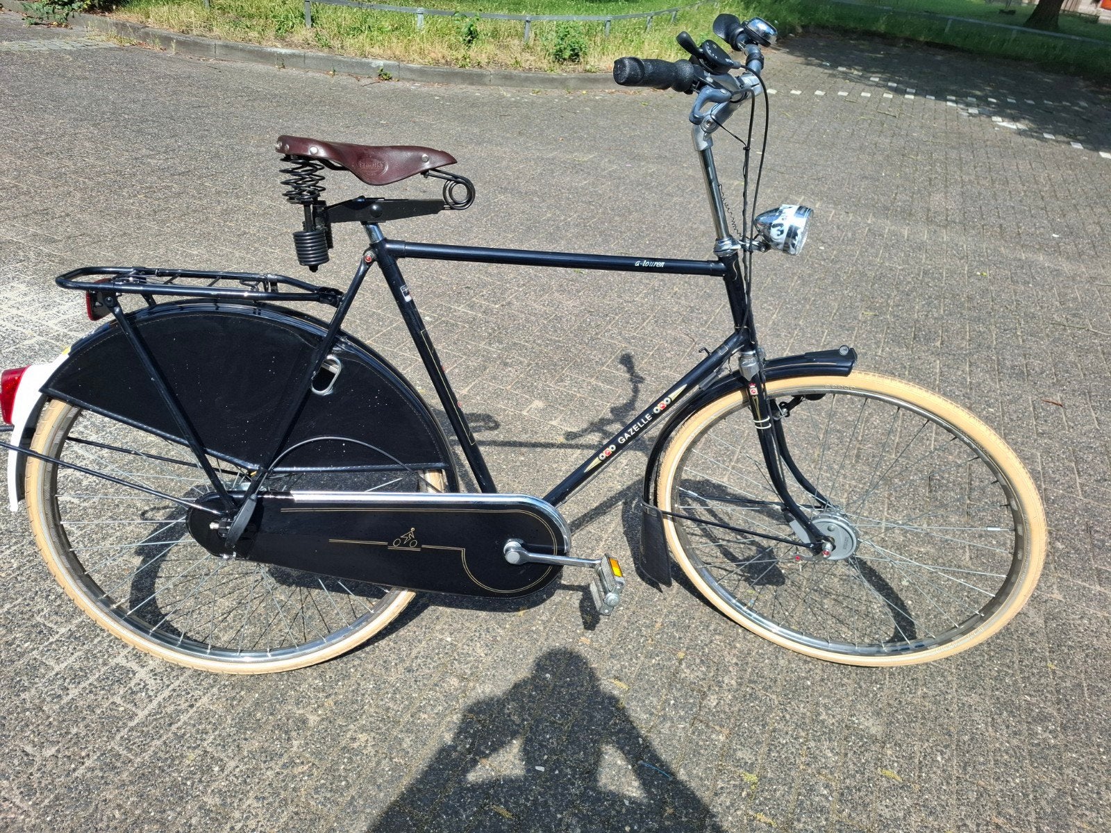 Gazelle opa herenfiets, Fietsen en Brommers, 59 cm of meer, Ophalen of Verzenden