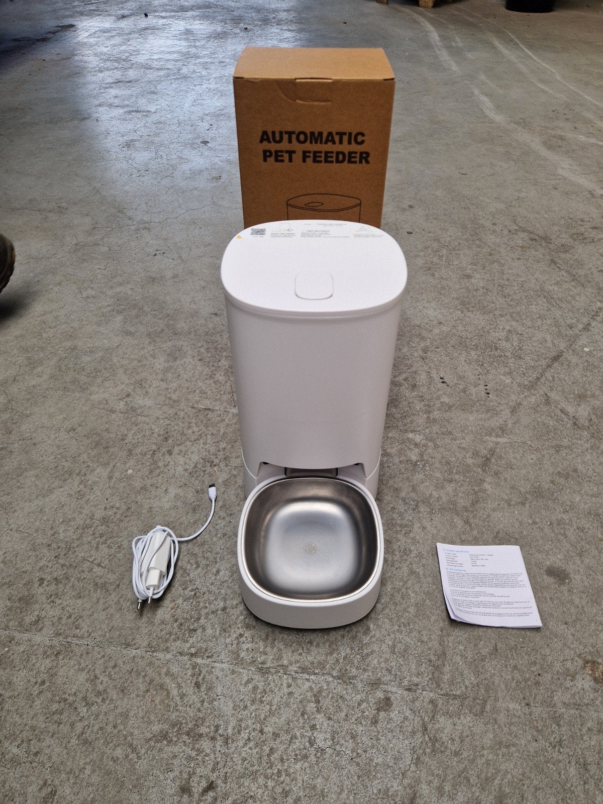 Petree Block Automatische Voerautomaat - voerbak voor Katten, Ophalen of Verzenden, Automatisch, Zo goed als nieuw