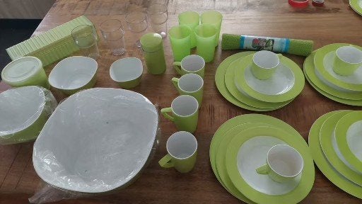 camping mepal servies, Ophalen of Verzenden, Gebruikt