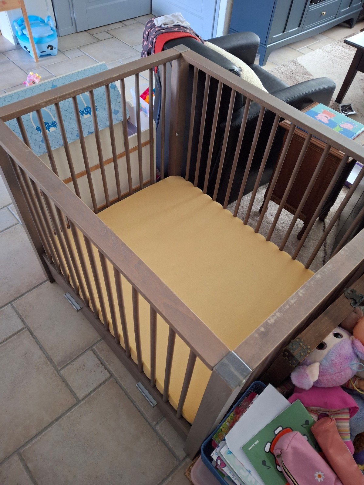 Box met grote lade en matras, Kinderen en Baby's, Boxen, Ophalen, Gebruikt, Rechthoekig, Lade