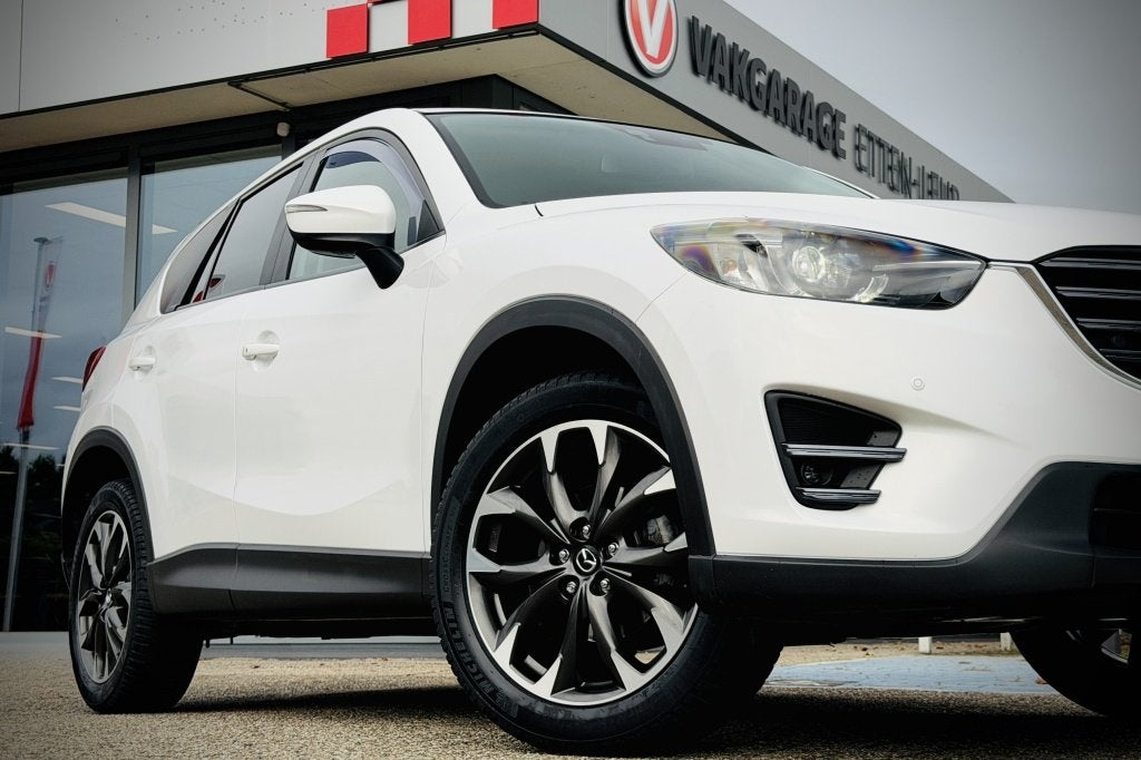 Mazda CX-5 2.0 SkyActiv-G 165PK GT-ML 2WD | TREKHAAK | LEDER, Auto's, Euro 6, 4 cilinders, Wit, SUV of Terreinwagen