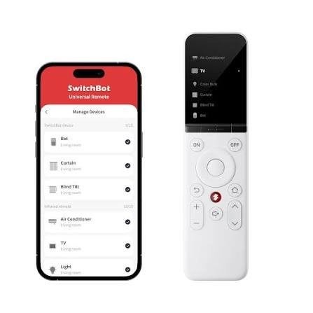 SwitchBot Universele Afstandsbediening met Display, Verzenden, Universeel, Tv, Zo goed als nieuw