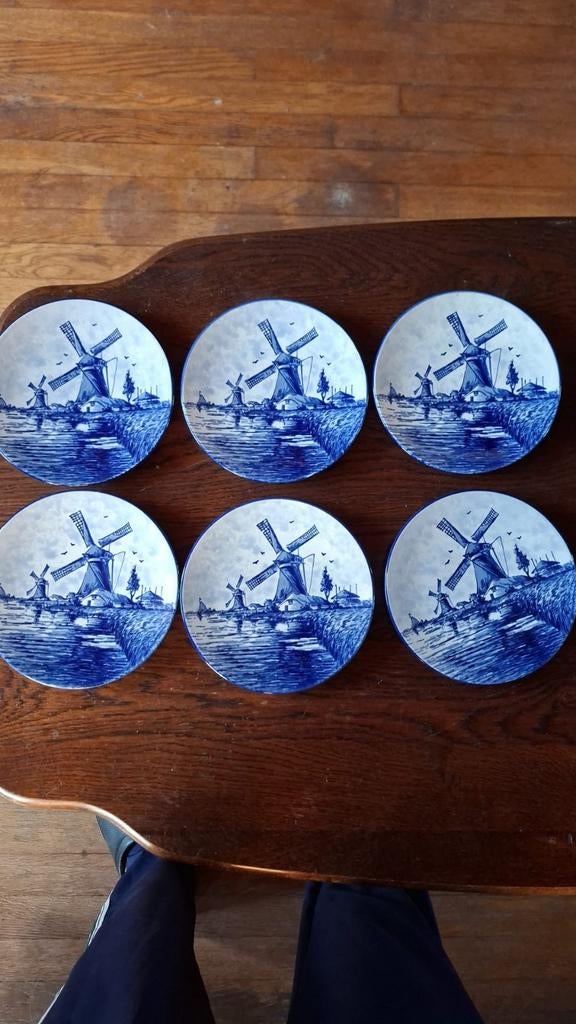 Delfstblauw bord., Antiek en Kunst, Ophalen of Verzenden