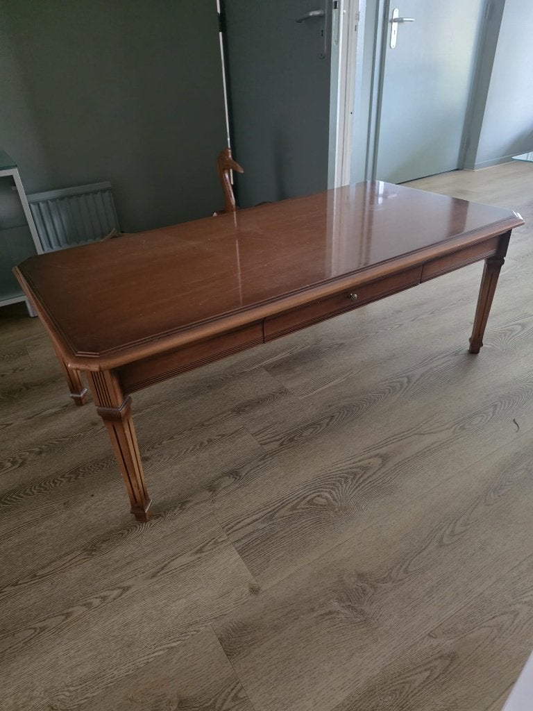 Antieke salontafel, Ophalen, Gebruikt, 100 tot 150 cm, Klassiek