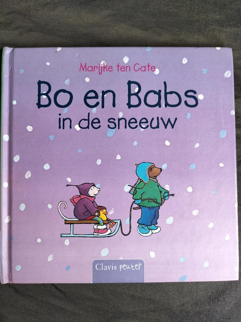 Marijke ten Cate - Bo en Babs in de sneeuw, Ophalen of Verzenden, Zo goed als nieuw, 2 tot 3 jaar