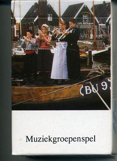 Marken kaart / kwartet Muziekgroepenspel ZGAN, Ophalen of Verzenden, Zo goed als nieuw, Kwartet(ten)