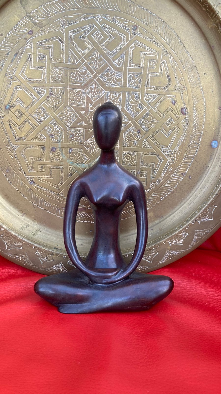 Yoga meditatie beeld, Ophalen, Zo goed als nieuw, Mens