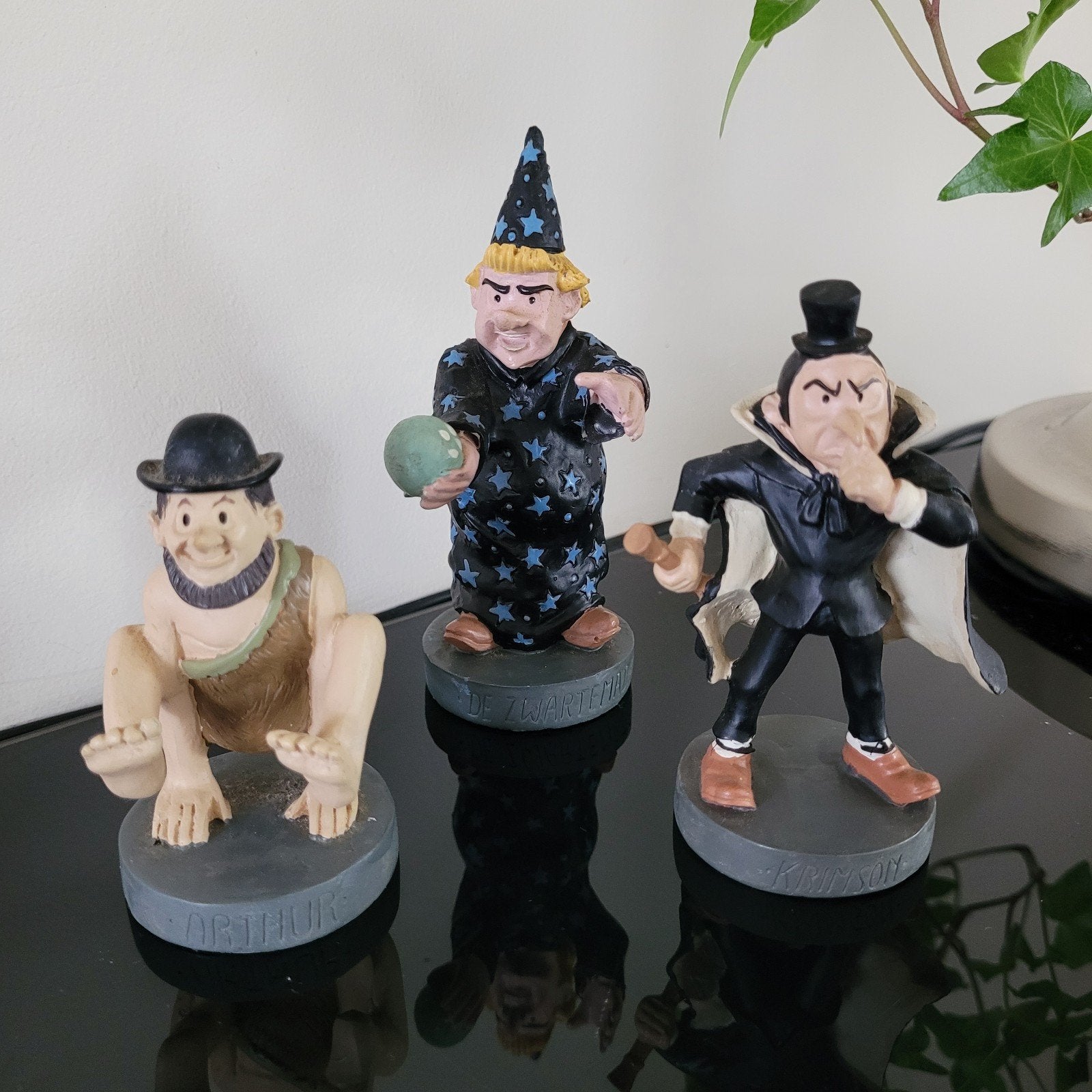 Suske en Wiske beeldjes: Arthur, De Zwarteman, Krimson, Verzamelen, Ophalen of Verzenden, Zo goed als nieuw