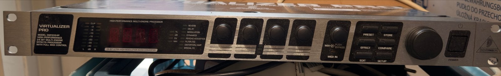 Behringer Virtualizer Pro DSP2024P Multi-Effect Processor, Muziek en Instrumenten, Ophalen of Verzenden, Gebruikt, Multi-effect