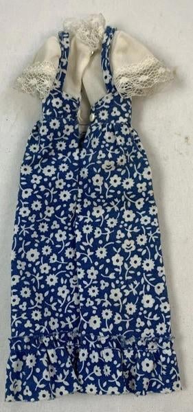 Barbie Skipper 9123 Blauw Wit Bloemen Maxijurk Vintage 1976, Coolsingel 104, 3011 AG Rotterdam, Netherlands, Fashion Doll, Verzenden