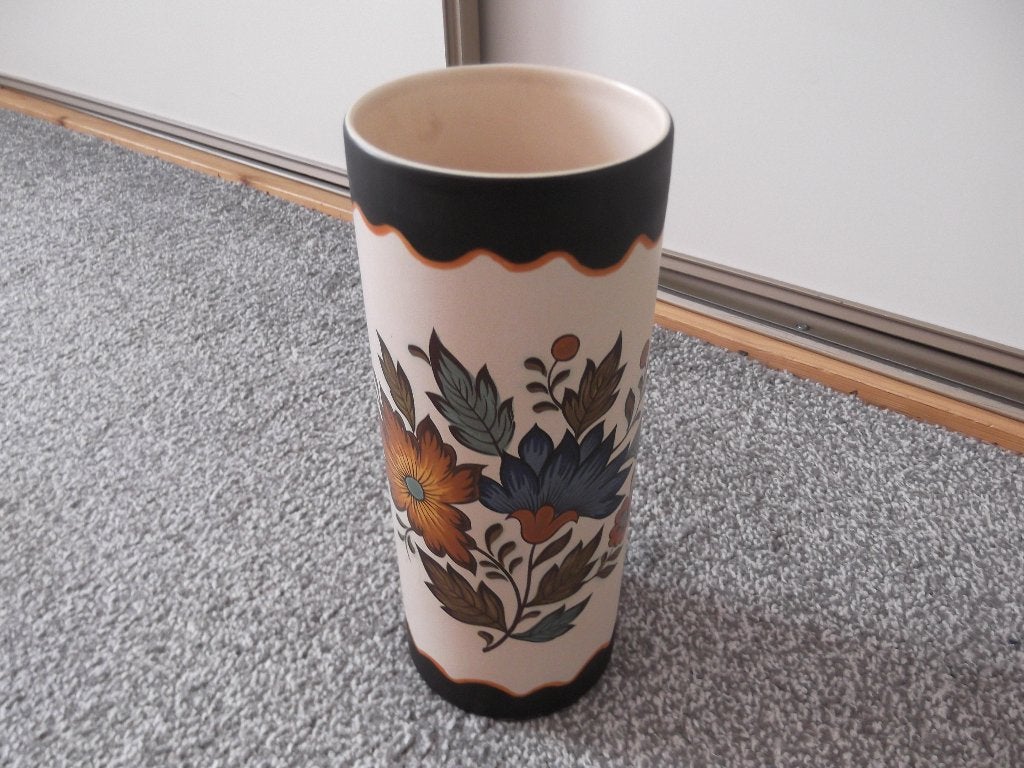 plateel vaas Flora nr 934, Antiek en Kunst, Ophalen
