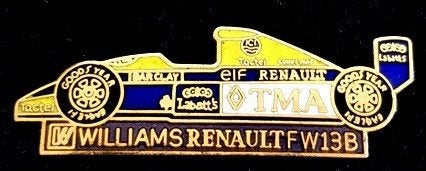 Williams Renault W13B TMA pin, Verzenden, Nieuw, Transport, Speldje of Pin