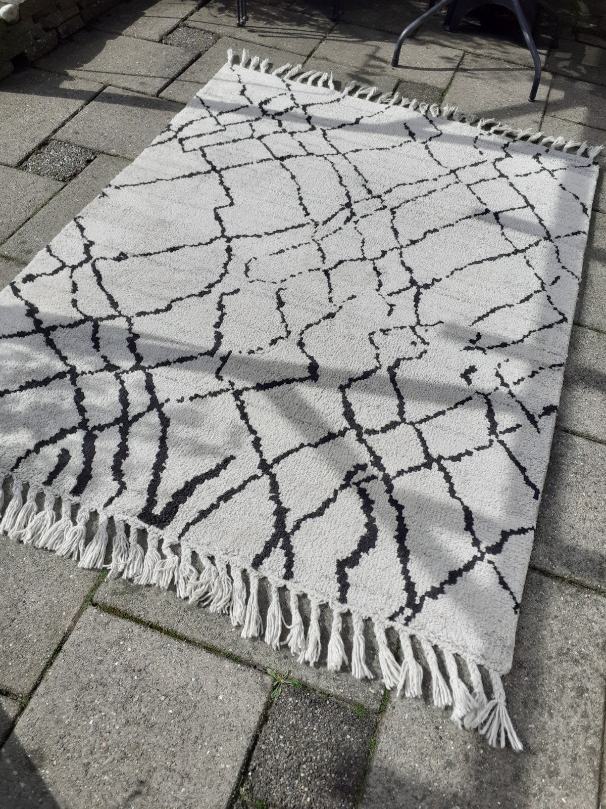 Tapijt van Brink&Campman, Huis en Inrichting, Ophalen, 100 tot 150 cm, Beige, Zo goed als nieuw