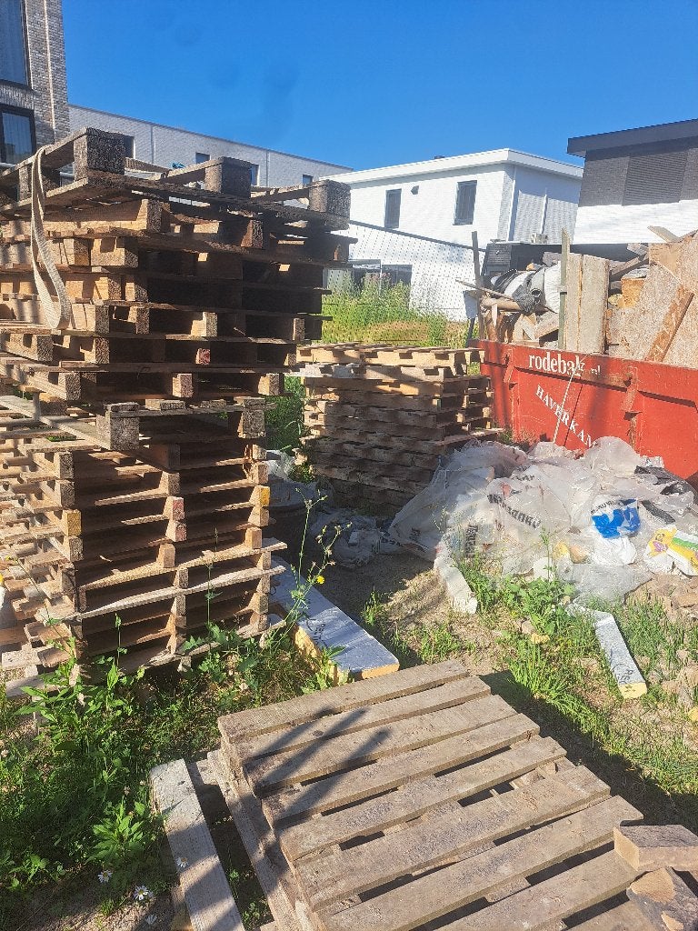 Pallets, Ophalen, Gebruikt