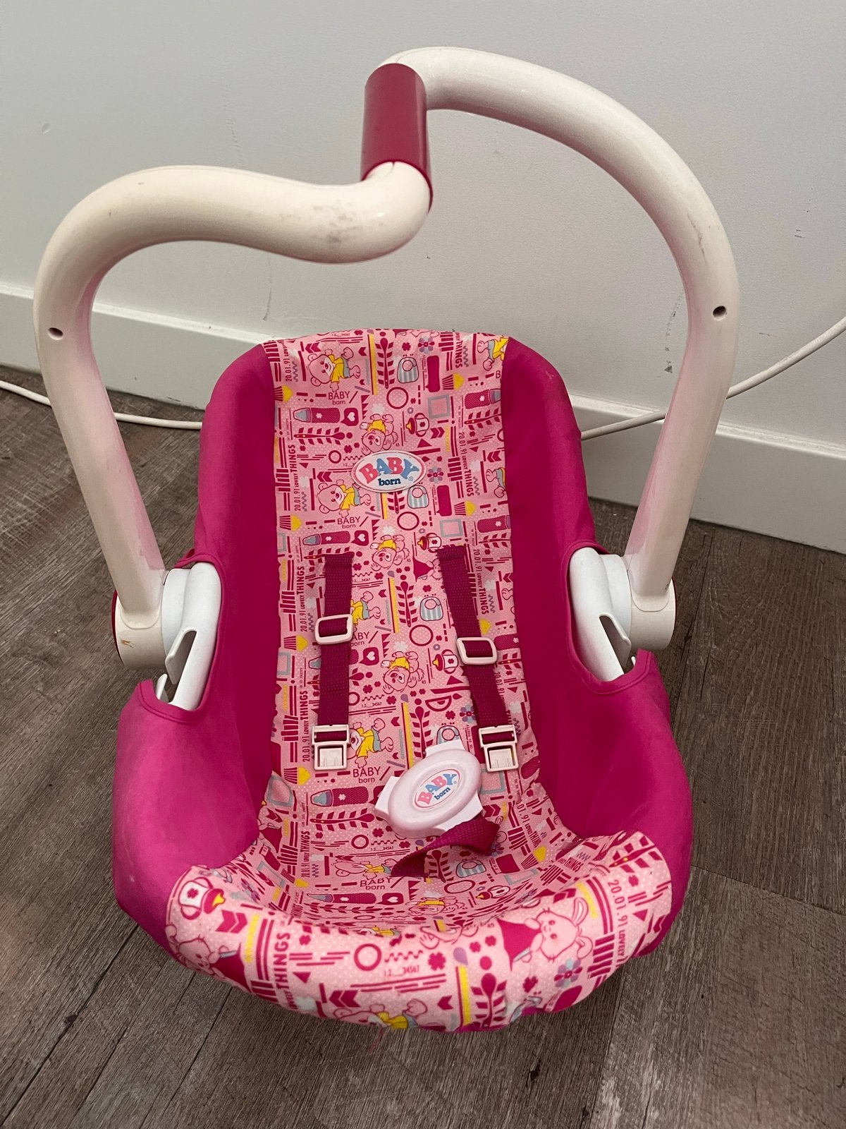 BABY born draagstoel/autostoel voor pop, Ophalen of Verzenden, Gebruikt, Overige typen