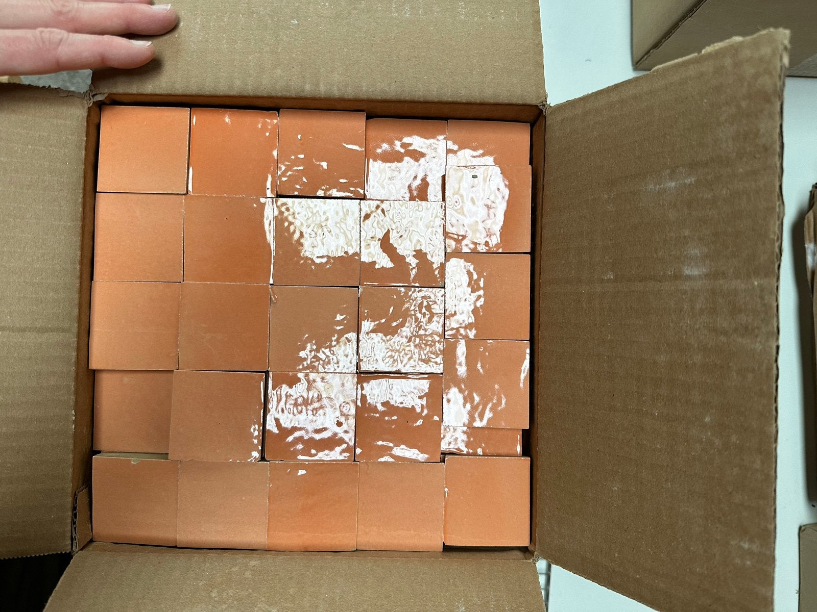 Zellige tegels 5x5 cm - The Mosaic Factory - 400 stuks, Doe-het-zelf en Verbouw, Nieuw, Minder dan 20 cm, Minder dan 5 m², Wandtegels