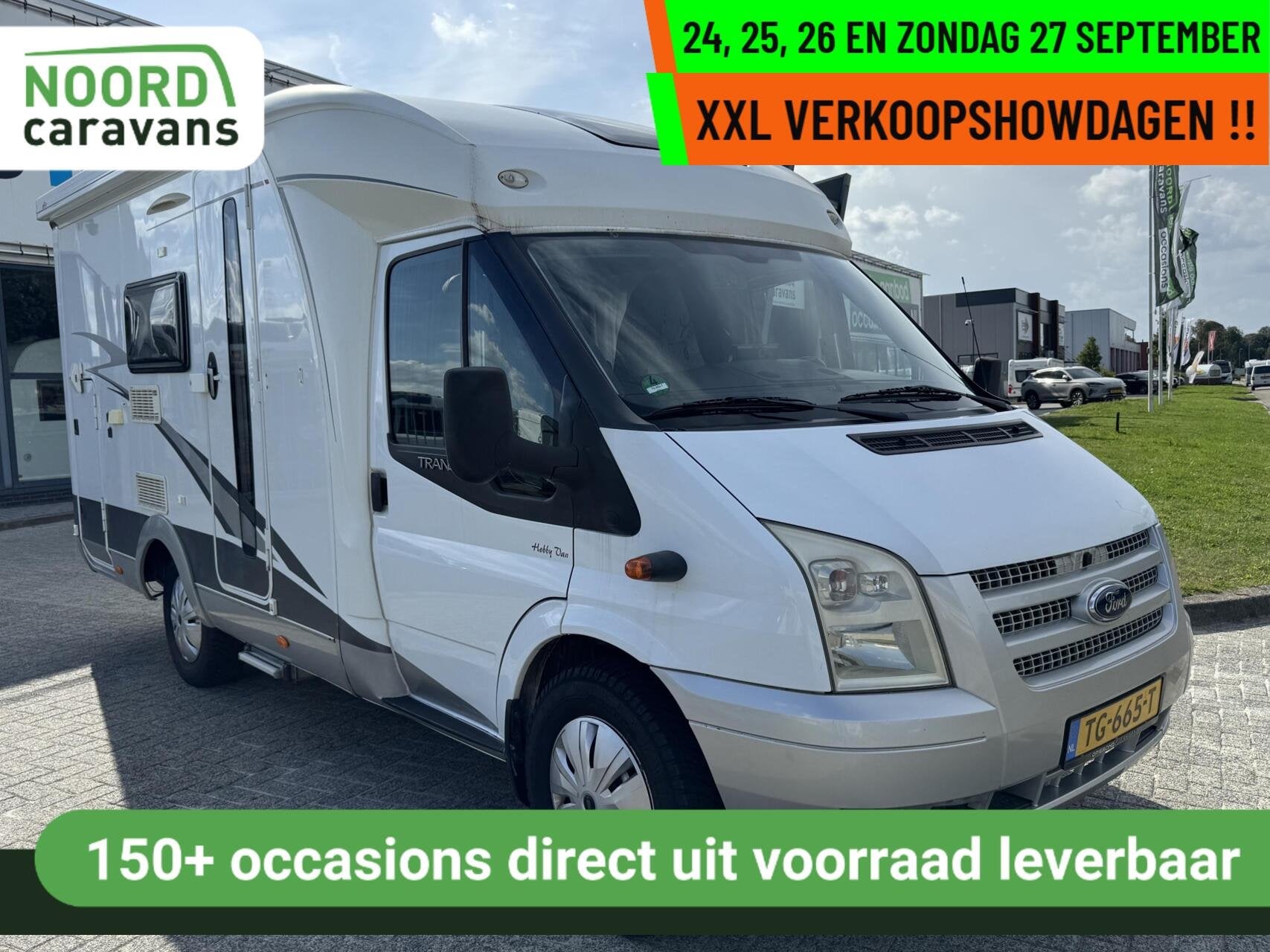 Hobby T 500 GFSC, AIRCO + VASTBED WC 102433 KM !, Hobby, Bedrijf, Tot en met 3, Airconditioning