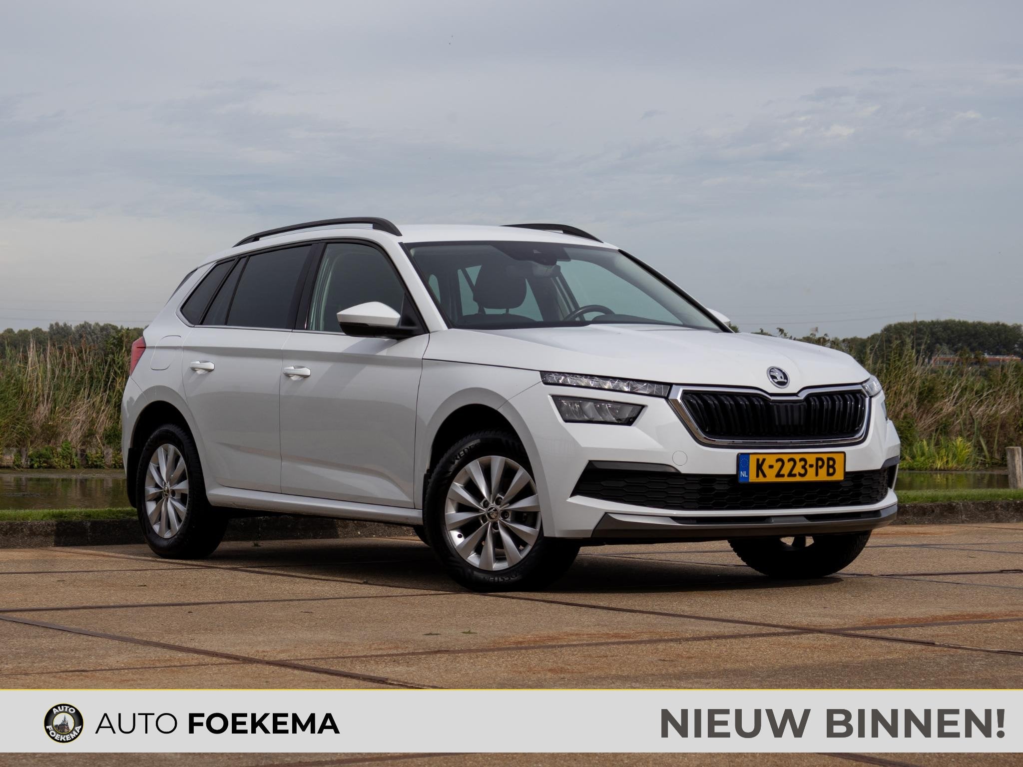 Skoda Kamiq 1.0 TSI Style LED Keyless start Automaat, Auto's, Stof, Gebruikt, Euro 6, Automatische klimaatregeling