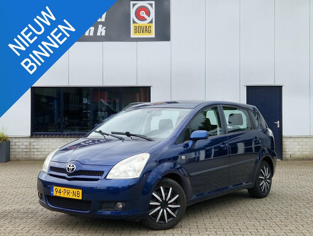 Toyota Corolla Verso 1.8 VVT-i Sol 7-persoons AUTOMAAT, Gebruikt, 4 cilinders, 129 pk, Blauw