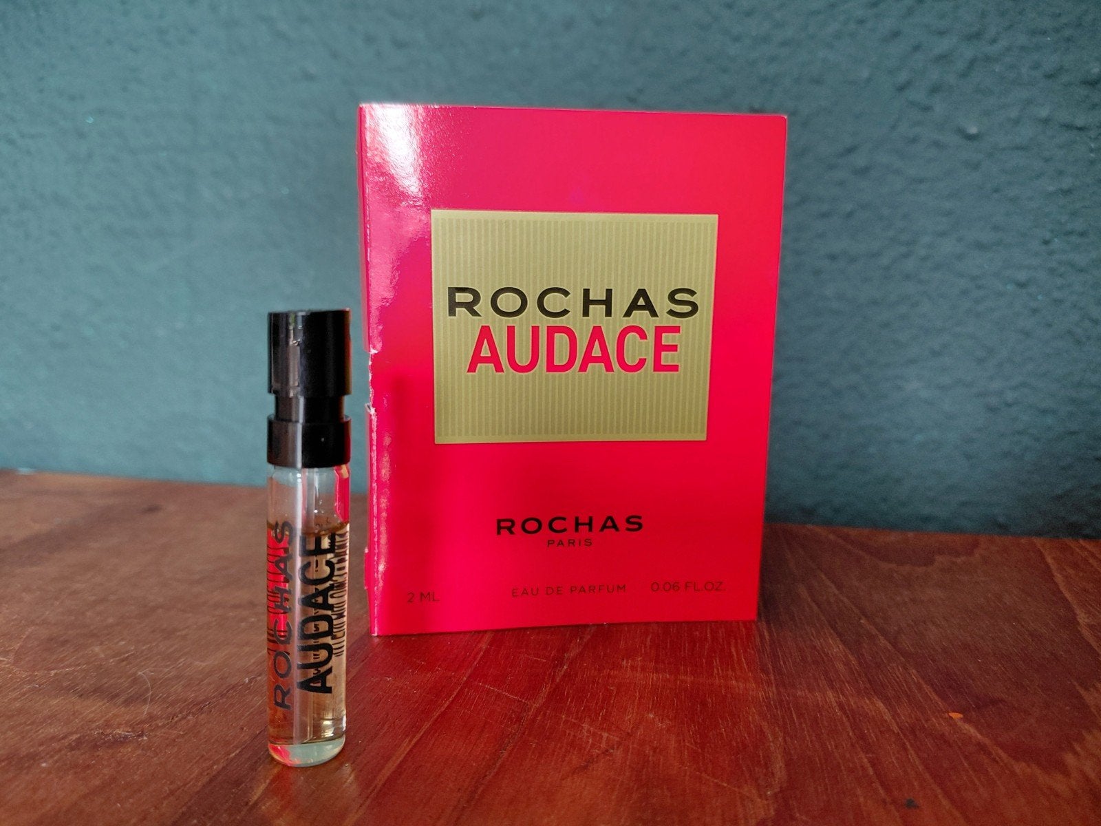 Rochas Audace parfum sample, Verzenden, Zo goed als nieuw