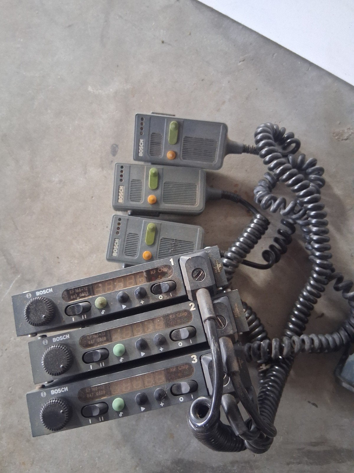 Bosch Mobilofoon Set met Antenne's en Behuizingen, Ophalen of Verzenden, Gebruikt, Zender en Ontvanger