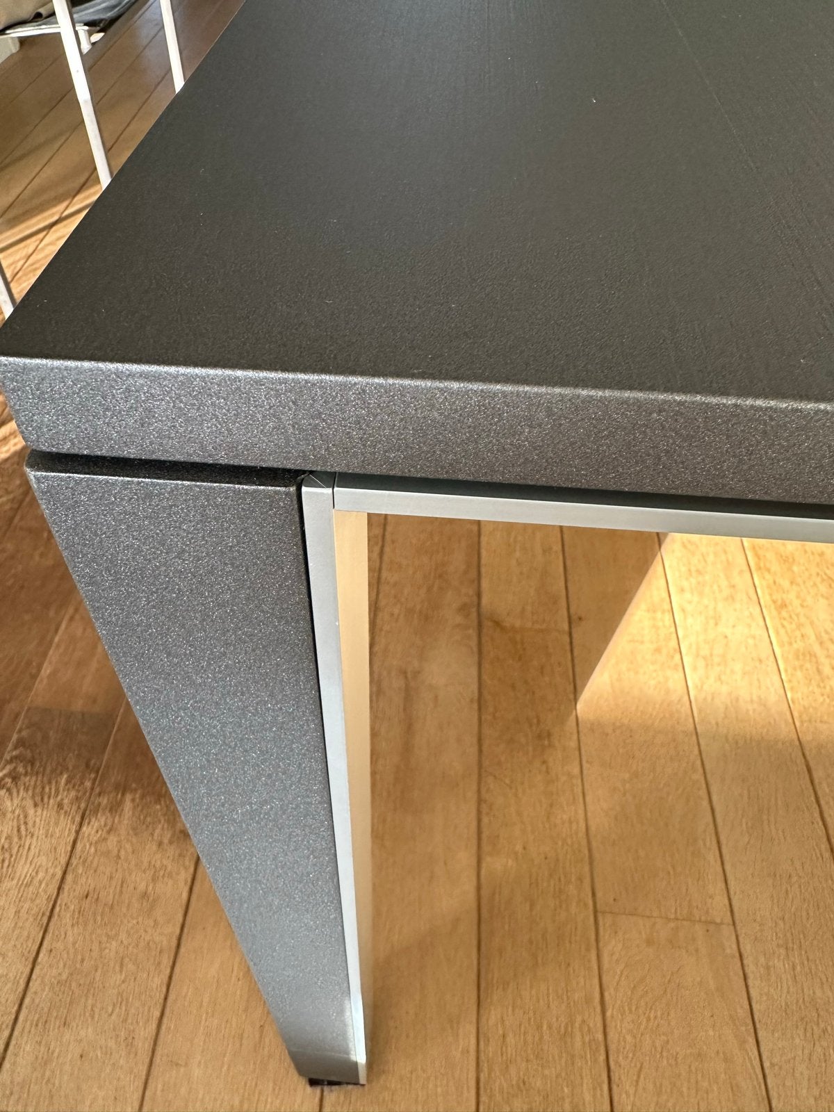 Leolux Uitschuifbare Eettafel 100x200/260cm, Ophalen, Overige materialen, 50 tot 100 cm, Vijf personen of meer