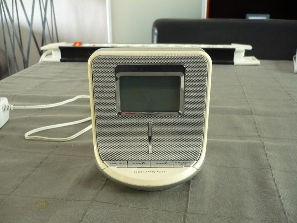 Vintage Philips klokradio-goed werkend, Ophalen of Verzenden, Gebruikt, Digitaal