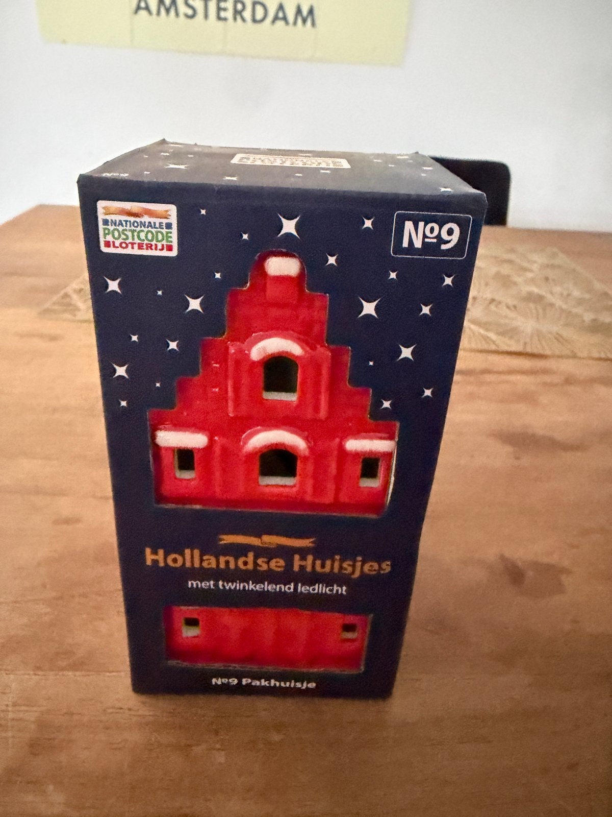 Hollands Huisje No. 9 Pakhuisje met twinkelend ledlicht, Ophalen of Verzenden, Nieuw