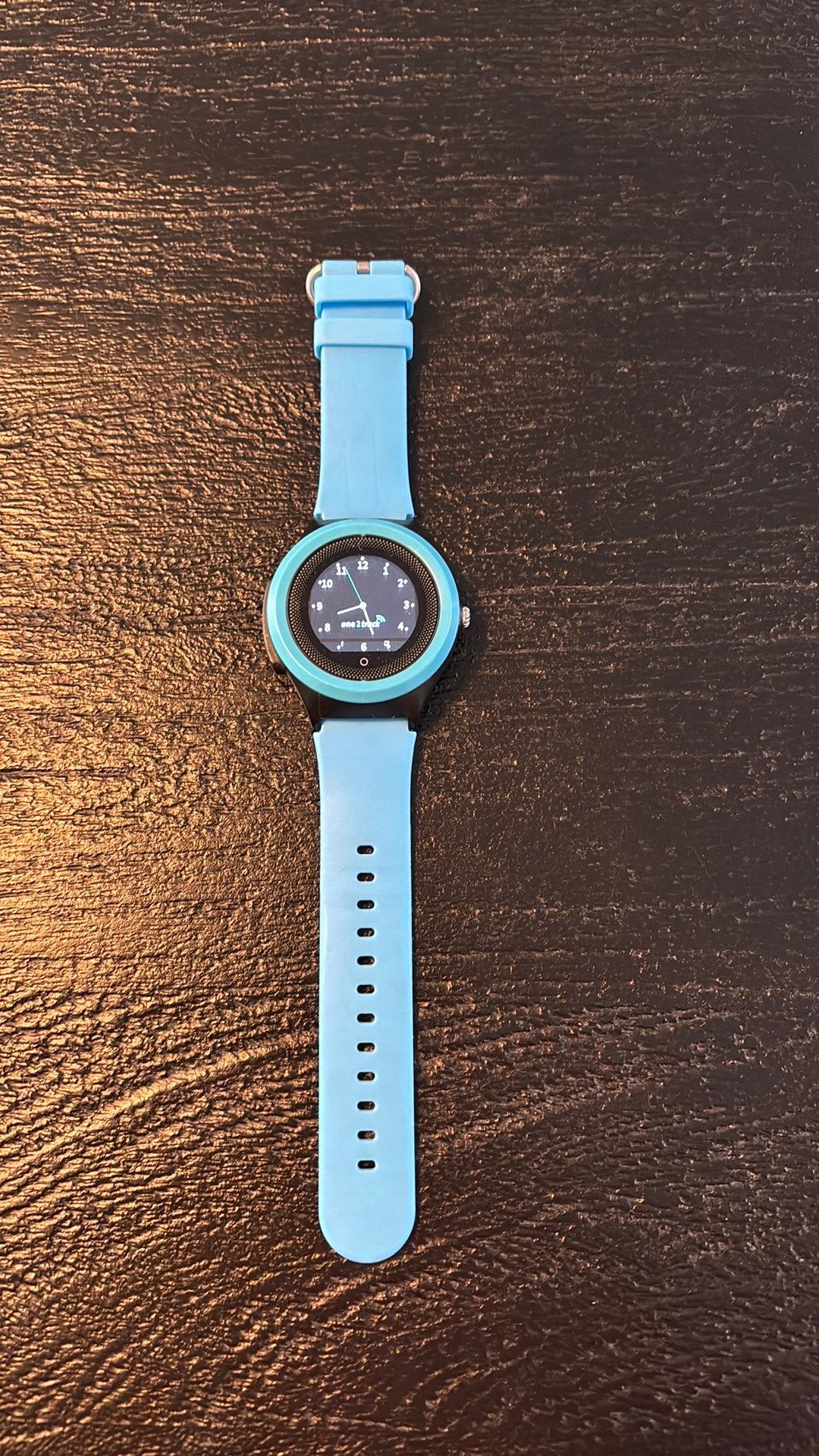 One2track GPS-horloge kinderen met simkaart ‘Connect move’, Ophalen of Verzenden, Gebruikt, Blauw