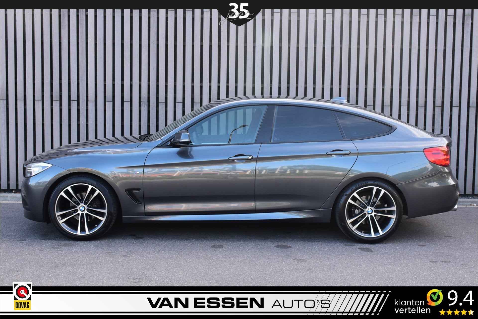 BMW 3-serie Gran Turismo 320i High Executive M-Sport Leder N, Auto's, BMW, Achterwielaandrijving, Gebruikt, Euro 6, 4 cilinders