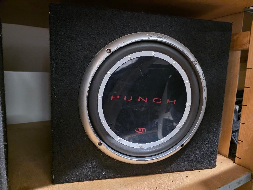 Rockford fosgate 12 inch punch p1 subwoofer, Ophalen, Gebruikt