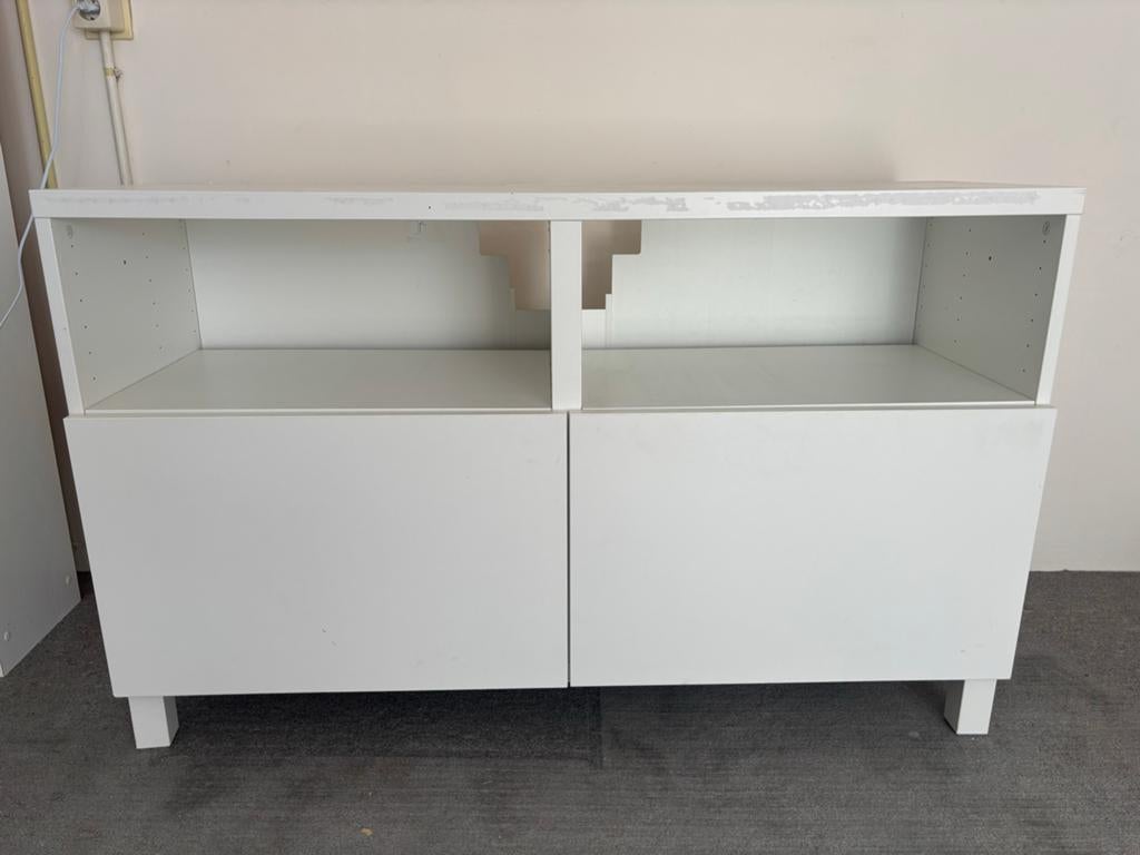 IKEA Kast met deuren - Wit (120x75x39,5 cm), Ophalen, Gebruikt