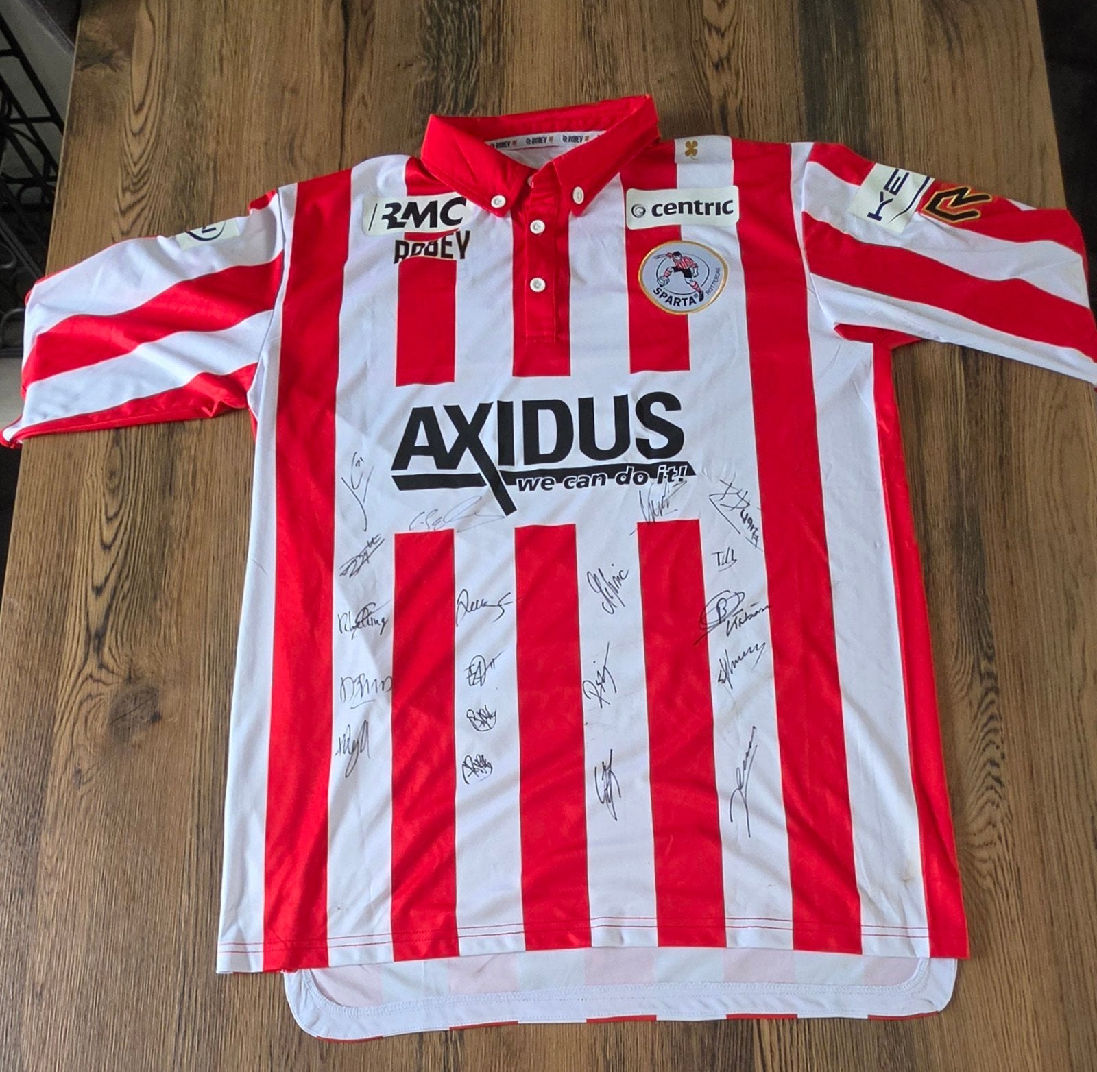 UNIEK GESIGNEERD SPARTA ROTTERDAM SHIRT – SEIZOEN 2016/2017, Ophalen of Verzenden, Zo goed als nieuw, Sparta, Shirt