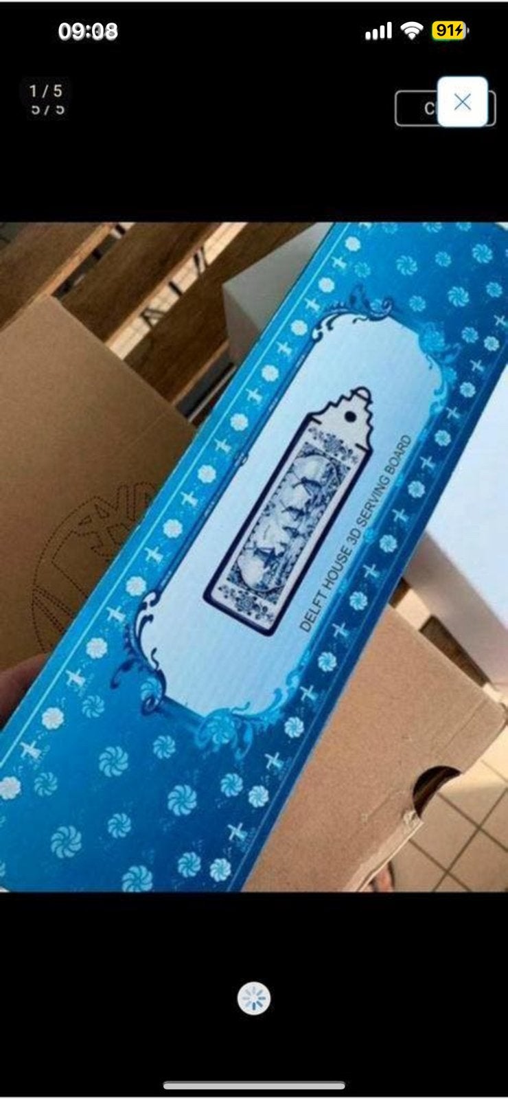 Dutch Delft House 3d Serving boards/ plates- per stuk €15, Ophalen of Verzenden, Zo goed als nieuw, Overige stijlen