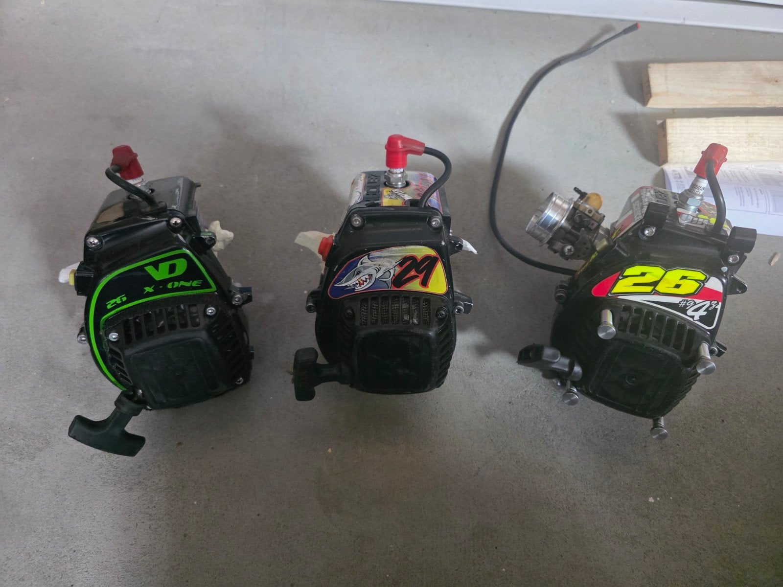 Zenoah motoren: 26cc VD X-One, 29cc Hayler, 26cc, Ophalen of Verzenden, Gebruikt, Benzine, Onderdeel