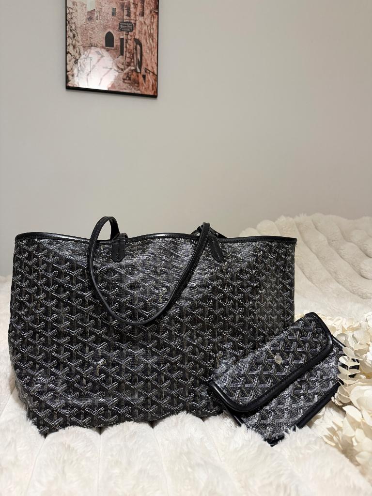 Goyard tas, Sieraden, Tassen en Uiterlijk, Tassen | Damestassen, Ophalen of Verzenden, Zo goed als nieuw, Zwart, Shopper